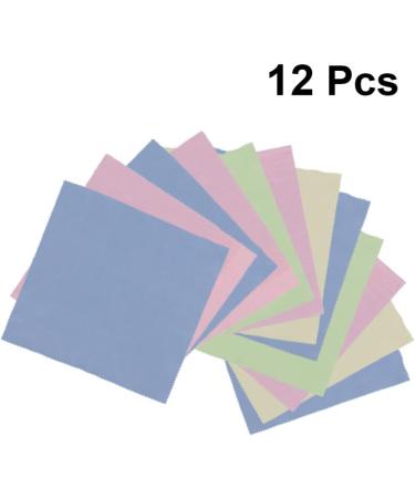 12Pcs Ciieeo Screen & Lens Cleaning Cloths - Polishing & Eyeglass Cleaner Cloths (20x20cm) - Premium Quality for Glasses Screens & Sterling Silver - Buy Online on GoSupps.com