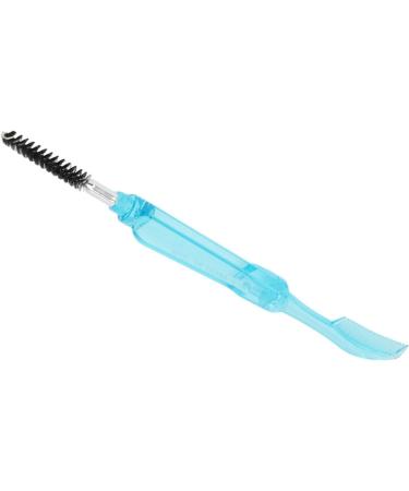 Eyelash Comb Tools Eyelash Brush Plastic Eyebrow Comb 2 Use for Makeup (Blue) - Buy Online on GoSupps.com