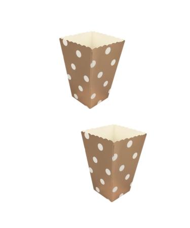 ABOOFAN 24 Pcs Popcorn Paper Boxes Popcorn Boxes Popcorn Favor Boxes Gift Box Sector 1 count (Pack of 1) As Shownx2pcs