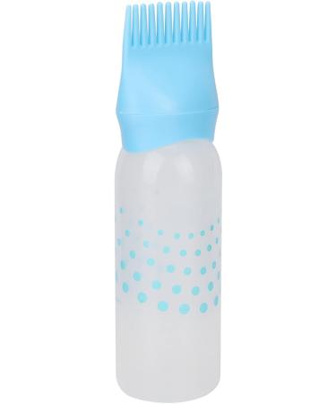 ZJchao Refillable Shampoo Applicator Bottle with Tooth Comb Plastic Reusable Easy to Squeeze More Convenient and Quick to Use for Filling Hair Dye Conditioner Shampoo - Buy Online on GoSupps.com