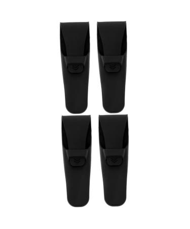 Fomiyes 4 pieces razor silicone shell razor razor case etui crown clips for girls shave razor shell made of silicone travel requirement.