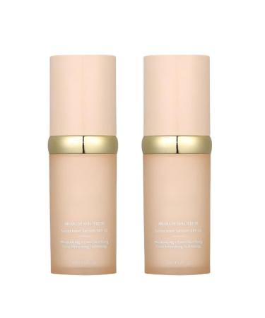 Biomimic Foundation 4 in 1-30ml Hydrating Medium Full Coverage Concealer with SPF 50+Longwearing & Waterproof for Gym Sports Dancing (2PC 30ML)