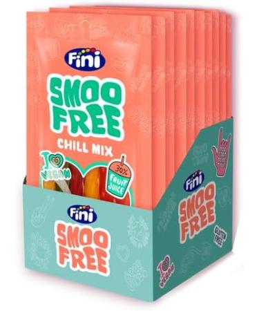 FINI Smoofree CHILL | VEGAN Fruit Flavoured Candy Tubes | 70g x 12 Bag Pack - Buy Online on GoSupps.com
