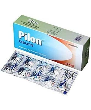 Zanto Icpa Pilon Ayurvedic Tablets for Piles - 10 X 5 Tablets