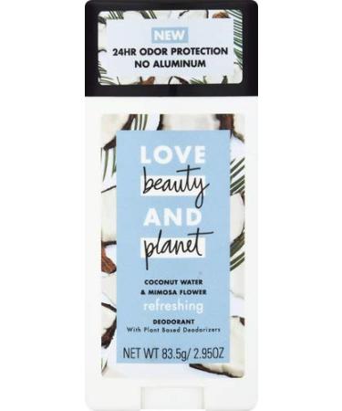 Love Beauty and Planet Refreshing Deodorant Coconut Water & Mimosa Flower 2.95 oz (83.5 g)