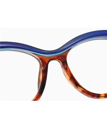 Shop Large Anti Eyestrain Cat-Eye Blue Light Blocking Reading Glasses +200 Red | International Shipping - Buy Online on GoSupps.com
