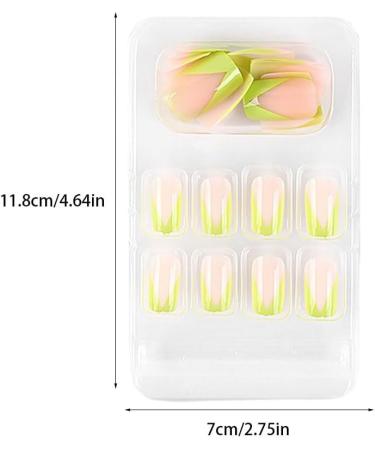 dijiusidy False Nail Fashionable Various Shapes Fingernail Full Coverage Strong Viscosity Adjustable Paster for Manicure Art 2 F741 2 1 count (Pack of 1) - Buy Online on GoSupps.com