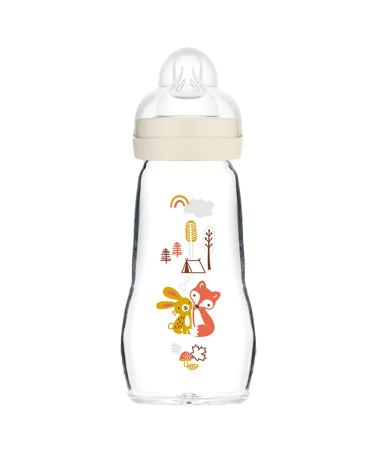 MAM Feel Good Glass Bottle (260 ml  Unisex) - Buy Online on GoSupps.com