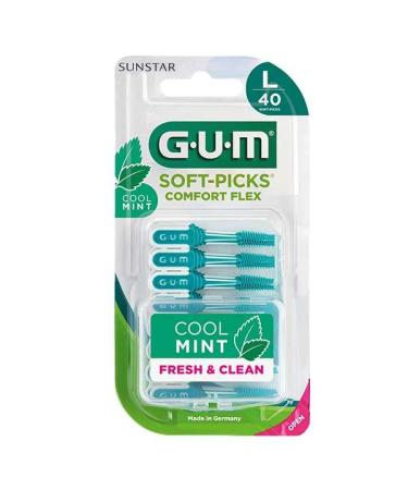 Gum Comfort Flex Cool Mint Large 40 brushes