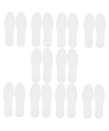 NOLITOY 20 Pairs White Pulp Insole Shoe Inserts for Women Shoes Insole Shoe Inserts Men Thin Insoles Shoes Inserts for Women Shoe Sole Repair Women Insoles for Sneakers Women Shoe Insoles