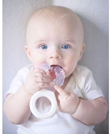 TWISTSHAKE Teething Ring for Baby - BPA Free Pastel Light Pink Suitable from 1 Month | Shop Internationally - Buy Online on GoSupps.com