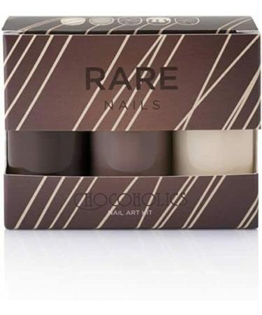 Embrace Autumn Glamour: Brown Nail and Nude Polish Set with Bonus Nail Art Stickers - 15ml Each - Buy Online on GoSupps.com