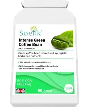 Soetik Intense Green Coffee Bean 60 Caps - Buy Online on GoSupps.com