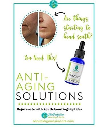 Firming Serum Booster with Pure Progeline for Anti-Aging Peptide Tightening and Collagen Elasticity Boost - Buy Online on GoSupps.com