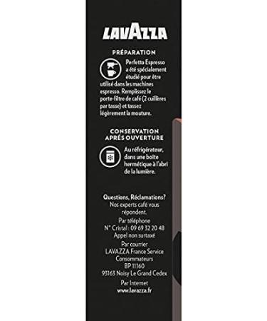  G n rique LAVAZZA Il Perfetto Espresso Ground Coffee 100% Arabica - 500g: The authentic taste of Italian coffee at home! - Pack of 3 - Sold as a Pack - Buy Online on GoSupps.com