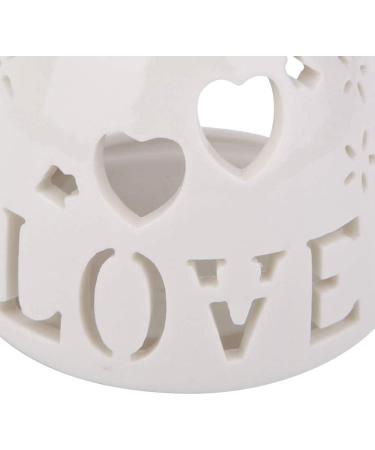 Solomi Fragrance Lamp Love - Ceramic Candle Holder & Essence Oil Burner | International Shipping - Buy Online on GoSupps.com