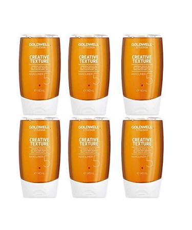 6x 140ml Goldwell Hardliner Hair Gel Style CreativeTexture ultra-strong 5 Unscented 140 ml (pack of 6)
