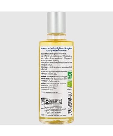 Natessance Organic Sweet Almond Oil 100ml - Buy Online on GoSupps.com