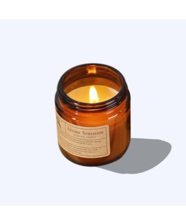 Premium Wood Candle | Cedar Scented Candle Holiday Candles | 8 oz 45 Hour Burn | Christmas Candles Soy Candle Candles Gifts for Men (Shangri-La White Tea Scented Candle) Wood & Vanilla