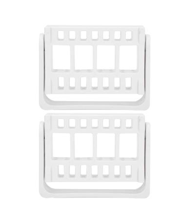 Nail Drill Holder Nail Grinding Head Holder Easy Placement Woman for Home Beauty Salon Manicure Store(White)