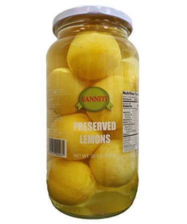 Sanniti Preserved Lemons, 33 oz (Pack of 1) - Buy Online on GoSupps.com