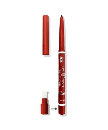 Beauty Forever Twist Up Lip and Eye Pencil Lightweight Matte & Shimmer Finish Long Lasting Waterproof Smudge Proof Suitable for All Lips and Eye Shapes Available in 12 Shades 108 Red