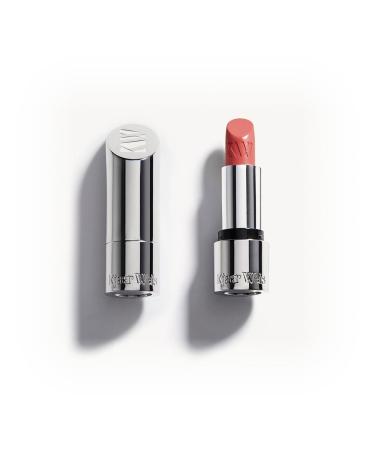 Kjaer Weis Lipstick. Hydrating Nude Lip Color with Soft Satin Finish. Organic Nourishing Ingredients for Long Lasting Lipstick with Smudge-Proof Wear. Cruelty Free Clean Makeup Blossoming Iconic