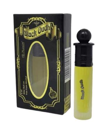 AL NUAIM BLACK OUDH ATTAR PERFUME OIL 8ML by Exportmall