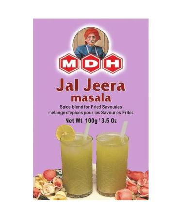 MDH Various Seasoning Masala Powder - A Mixture of Spices Adds Taste - Aromatic & Enhances the flavor of the meal -Simplifies & Speeds Up The Cooking Process (Jal Jeera Masala (100g) Pack of 1)