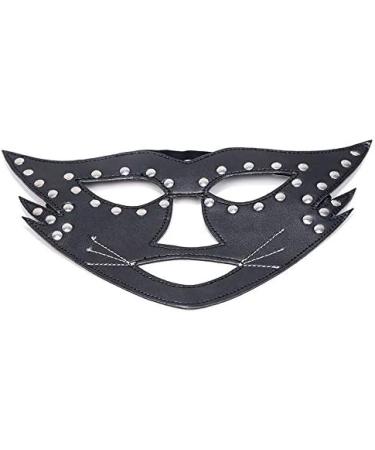 Buy Base-Mask Decoration Maskerade Grown Black Bondage Cat Hall Mask - Black Mouth Protection | One Size | International Shipping Available - Buy Online on GoSupps.com