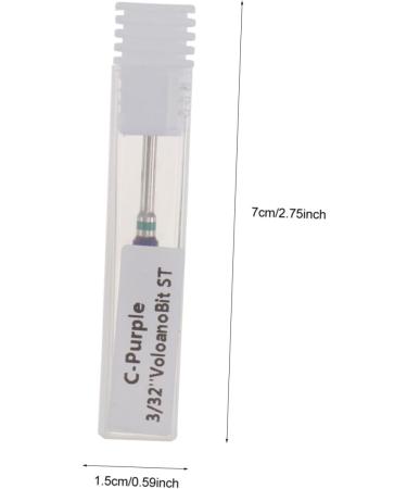 minkissy 1pc Nail Polisher Manicure Nail Beauty Tools Pedicure File Bit Nail Grinding Tool Electric Nail Drill Bits Pedicure Drill Bit Tungsten Nail Files Tungsten Steel White Metal Remover 7x1.5cm White - Buy Online on GoSupps.com