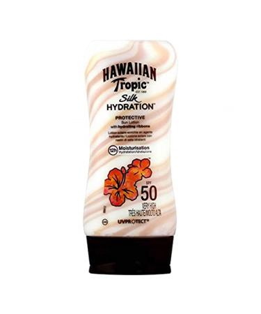 Hawaiian Tropic Value Pack Hawaiian Tropic Silk Drink SPF 50 Protective Sun Lotion 180ml (2-pack) 1
