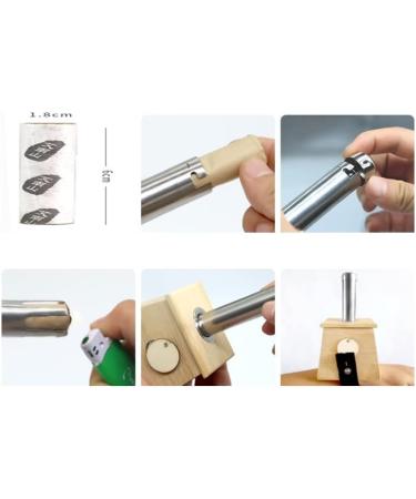 IYSHOUGONG Bamboo Moxa Burn Box | Moxibustion Roller Stick & Acupoint Massage Tool - International Shipping Available - Buy Online on GoSupps.com