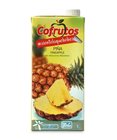 NECTAR DE ANANAS SANS SUCRE AJOUT COFRUTOS Pack de 5 briques Slim 1 L