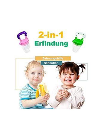 Buy Baby Fruit Pacifier Set (2-Pack) - Fillable Fruit Pacifiers for Kids | Safe & Fun Feeding (Blue) - Buy Online on GoSupps.com