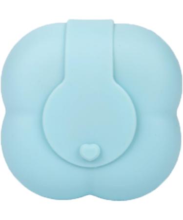 Powder Puff Container Silicone Case for Powder Puff - Storage Case Non Stick Soft with Buckle for Earring Bracelet Jewelry - Buy Online on GoSupps.com