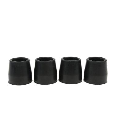 dailymall 4 X Walking Stick Ferrule Rubber Crutch Tips Bottom End Protector Stability - Black as described - Buy Online on GoSupps.com