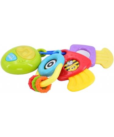 My First Tething Keys Baby Toy | Infunbebe | Ideal Baby Gift | Soft Safe & Fun Teether for Infants - Buy Online on GoSupps.com