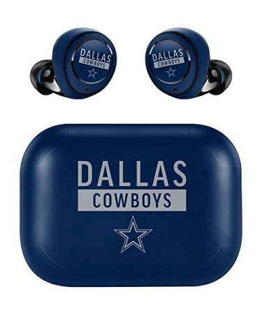 Skinit Decal Skin Compatible with Amazon Echo Buds - Officially Licensed NFL Dallas Cowboys Blue Performance Series Design