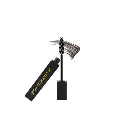 Gray Disappear | Hair Mascara | Instantly Cover Gray Hair Root Touch-Up Paraben Sulfate and Glycol Free Extra Thick Brush for Maximum Coverage (Dark Brown/Fudge) Dark Brown/Fudge 0.26 Fl Oz (Pack of 1)