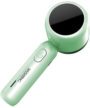 Fabric Shaver & Electric Lint Remover - Rechargeable USB Sweater Defuzzer with LED Display | Portable Clothes Pill Trimmer (Green - Buy Online on GoSupps.com