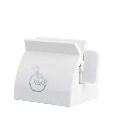 Multifunction Toothpaste Tube Squeezer Manual Squeezer Toothpaste Easy Portable Plastic Dispenser Bathroom Accessories Toothpaste Squeezer White