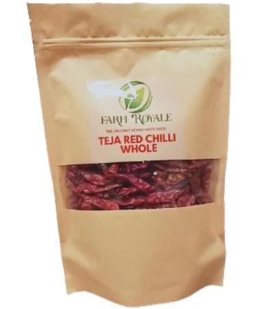 Farm Royale Teja Red Chilli (Lal Mirch) Powder||250gm||100% Pure and Natural||Shudh||Handpicked Material||Export quality - Buy Online on GoSupps.com