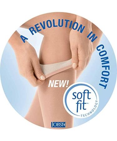 JOBST UltraSheer Knee High Compression Stockings - 20-30 mmHg SoftFit Technology Closed Toe Medium Size Natural Color - Shop Internationally - Buy Online on GoSupps.com