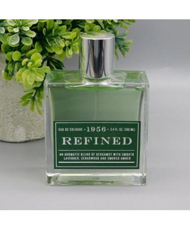 Tru Fragrance 1956 Refined Eau De Cologne Mens Spray 3.4 fl oz 100 ml Cologne Perfume Men Bergamot Cedarwood Scented Fragrance - Buy Online on GoSupps.com