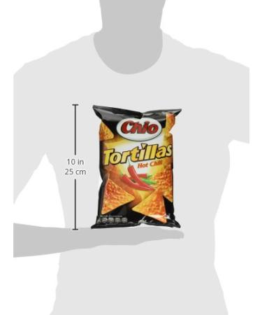 Buy Chio Tortilla Chips Hot Chili - Pack of 10 (10 x 125g) | International Shipping Available - Buy Online on GoSupps.com