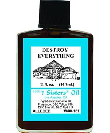 7 Sisters Destroy Everything Oil 1/2 fl. oz.