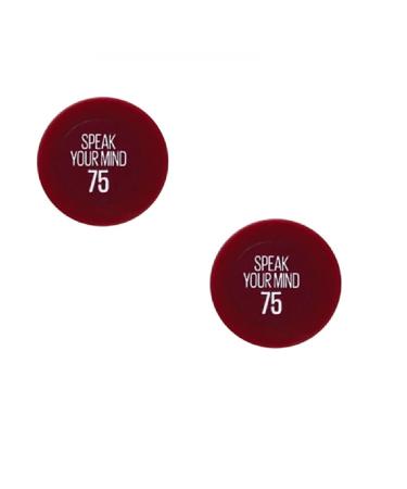 Maybelline New York Super Stay Ink Crayon Lipstick - Pack of 2 Speak Your Mind #75 | Long-Lasting Color International Shipping Available - Buy Online on GoSupps.com