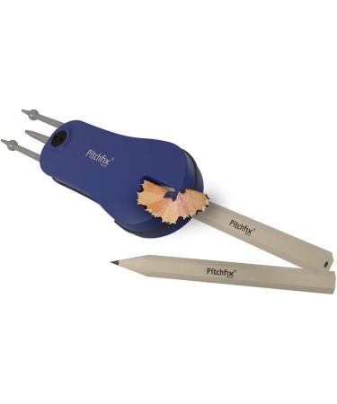 Pitchfix Foldable Divot Repair Tool with Pencil Sharpener & Ball Marker - Royal Blue - Buy Online on GoSupps.com