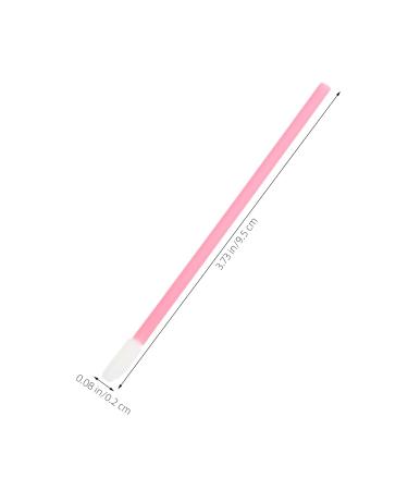 MERRYHAPY 100pcs Eyelash Beauty Tools - Makeup Brushes Lip Smudge Lipstick Wands Eyeshadow Applicator & Lip Balm Brush - Pink Durable & Perfect for Makeup Lovers - Buy Online on GoSupps.com